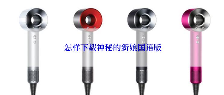  怎样下载神秘的新娘国语版