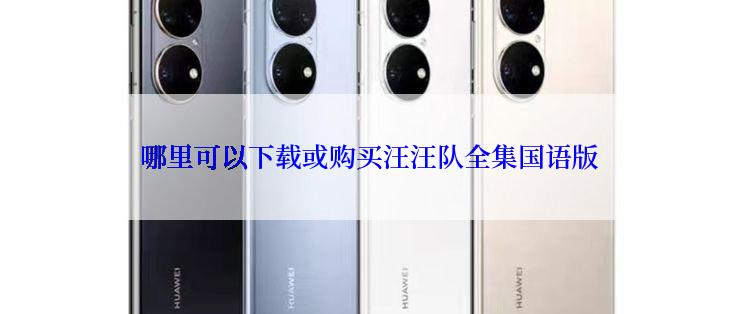 哪里可以下载或购买汪汪队全集国语版