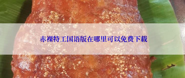  赤裸特工国语版在哪里可以免费下载