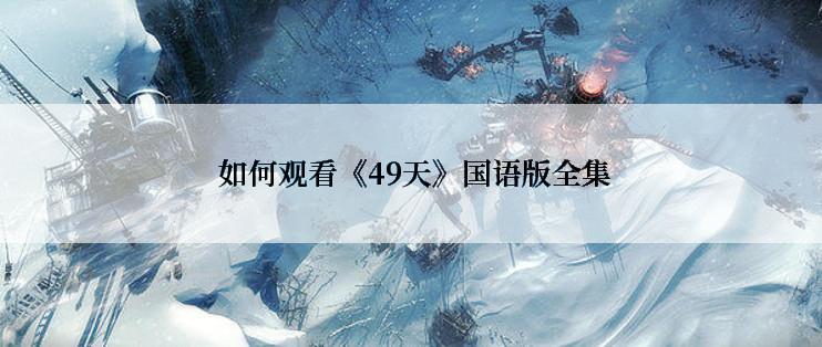  如何观看《49天》国语版全集