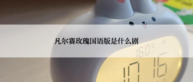 凡尔赛玫瑰国语版是什么剧