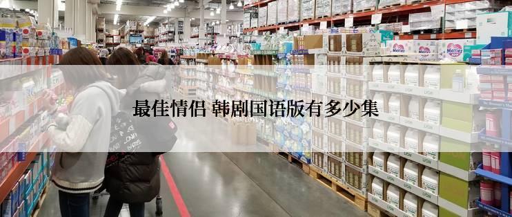 最佳情侣 韩剧国语版有多少集