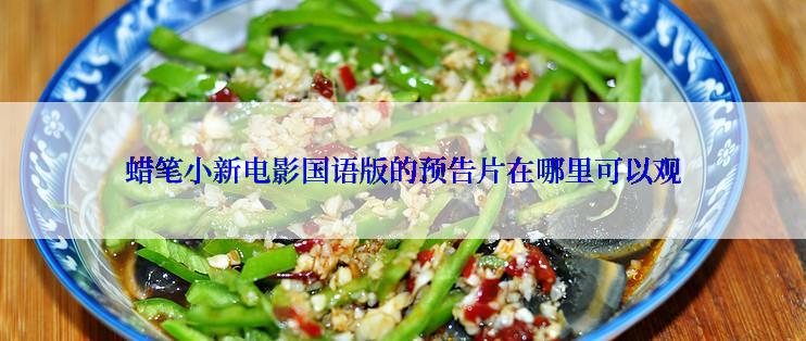 蜡笔小新电影国语版的预告片在哪里可以观