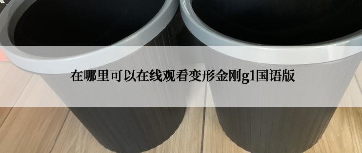 在哪里可以在线观看变形金刚g1国语版