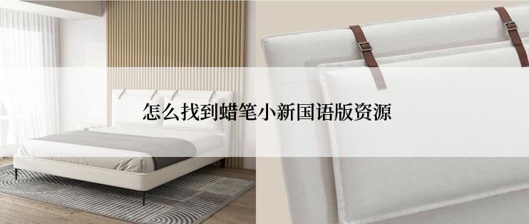 怎么找到蜡笔小新国语版资源