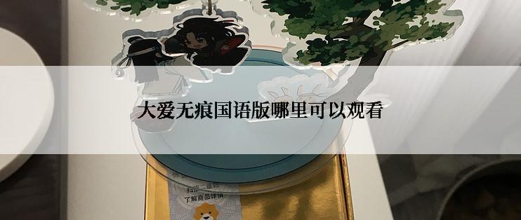 大爱无痕国语版哪里可以观看