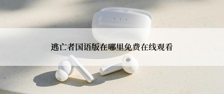 逃亡者国语版在哪里免费在线观看
