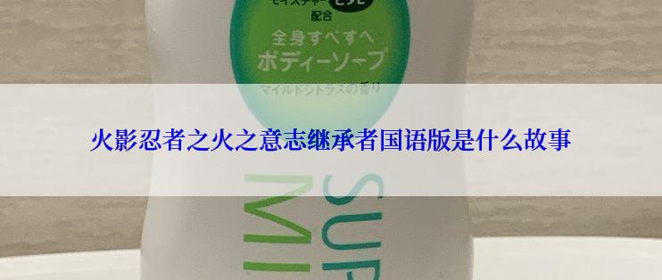火影忍者之火之意志继承者国语版是什么故事