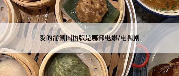 爱的涌潮国语版是哪部电影/电视剧