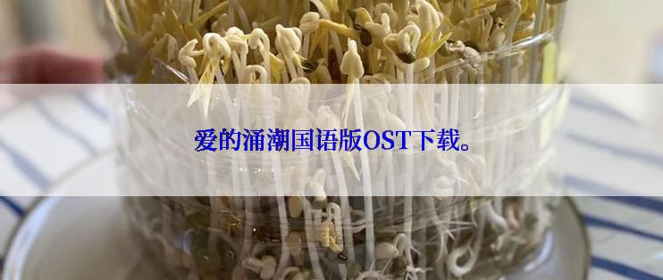 爱的涌潮国语版OST下载。