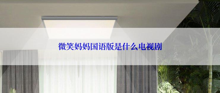 微笑妈妈国语版是什么电视剧