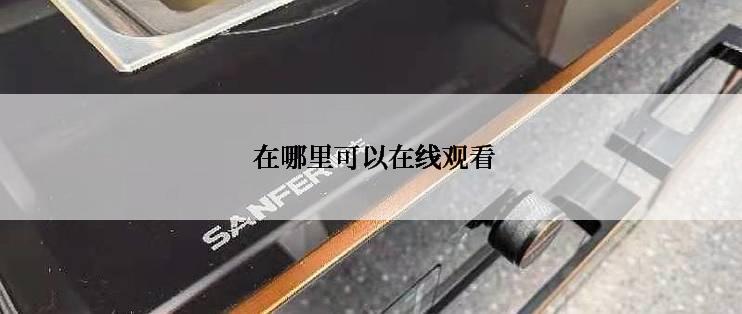 在哪里可以在线观看
