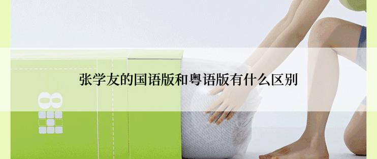 张学友的国语版和粤语版有什么区别