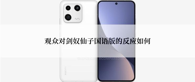 观众对剑奴仙子国语版的反应如何