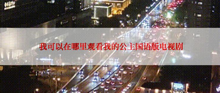 我可以在哪里观看我的公主国语版电视剧
