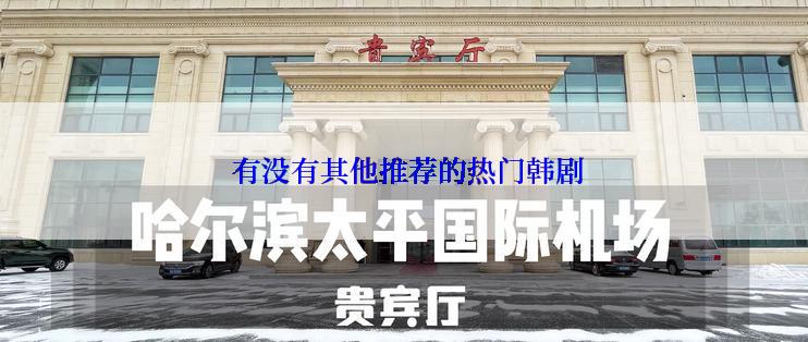  有没有其他推荐的热门韩剧