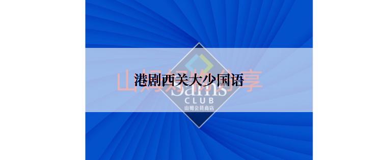 港剧西关大少国语