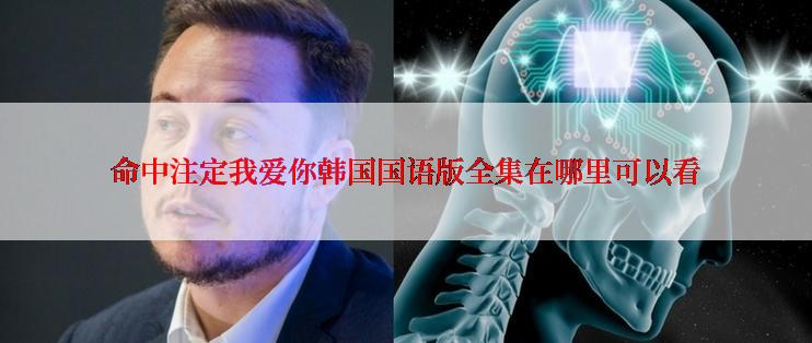 命中注定我爱你韩国国语版全集在哪里可以看