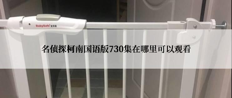名侦探柯南国语版730集在哪里可以观看