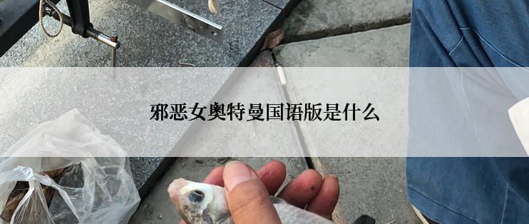 邪恶女奥特曼国语版是什么
