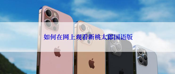  如何在网上观看新桃太郎国语版