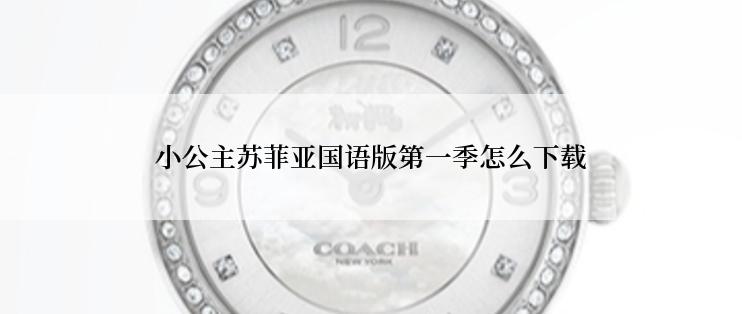 小公主苏菲亚国语版第一季怎么下载