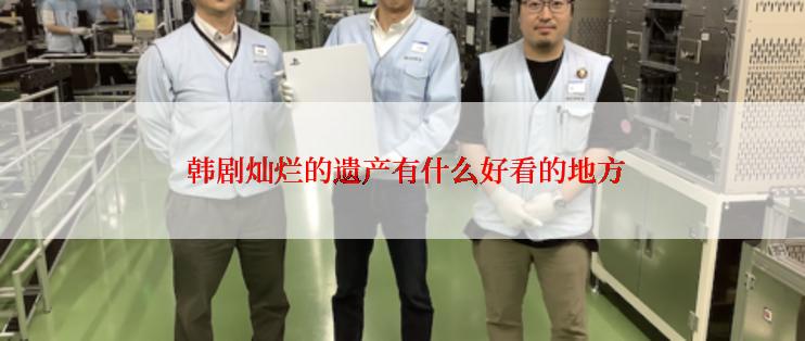  韩剧灿烂的遗产有什么好看的地方