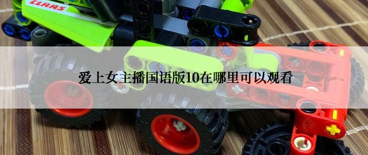 爱上女主播国语版10在哪里可以观看