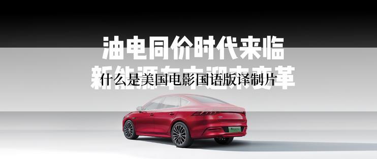 什么是美国电影国语版译制片