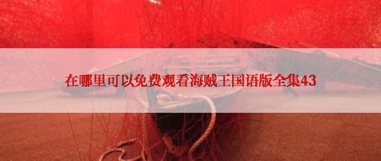 在哪里可以免费观看海贼王国语版全集43