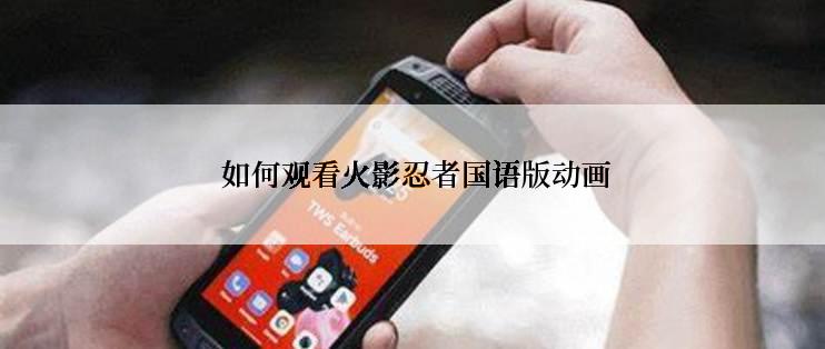 如何观看火影忍者国语版动画