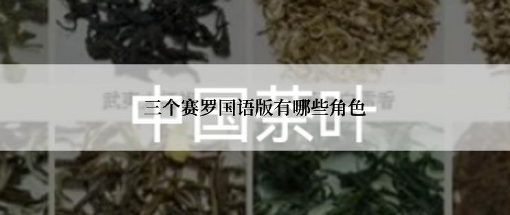三个赛罗国语版有哪些角色
