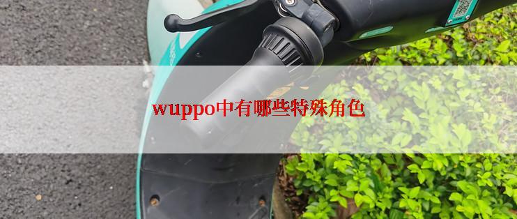 wuppo中有哪些特殊角色