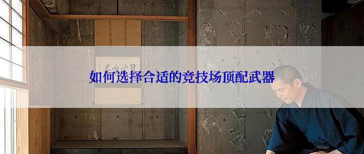 如何选择合适的竞技场顶配武器