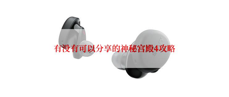 有没有可以分享的神秘宫殿4攻略
