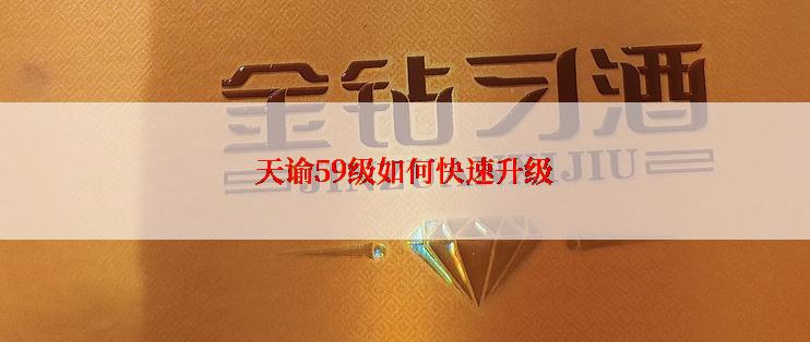 天谕59级如何快速升级