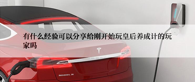 有什么经验可以分享给刚开始玩皇后养成计的玩家吗