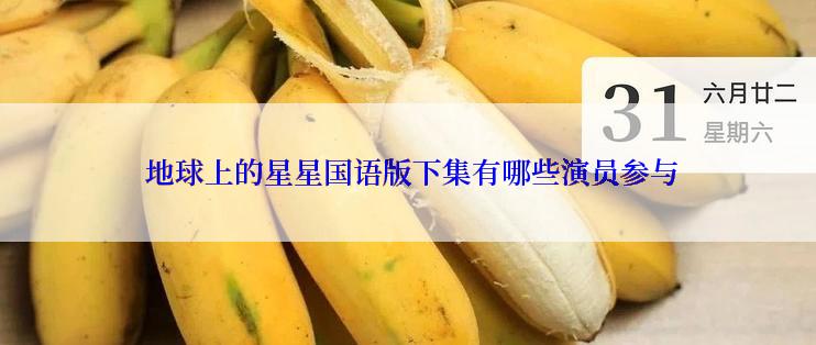  地球上的星星国语版下集有哪些演员参与