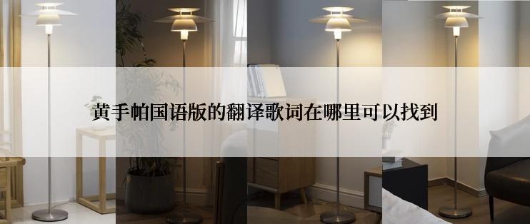 黄手帕国语版的翻译歌词在哪里可以找到