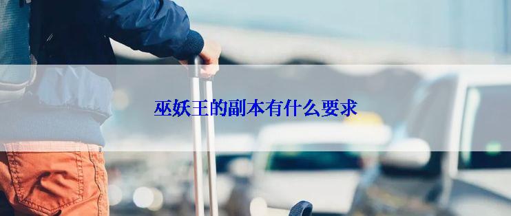 巫妖王的副本有什么要求