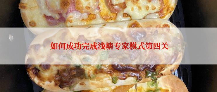  如何成功完成浅塘专家模式第四关