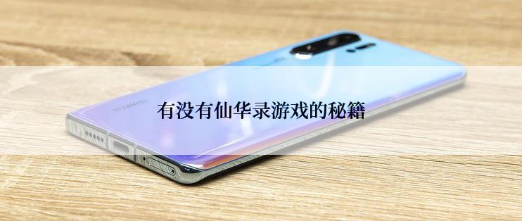 有没有仙华录游戏的秘籍
