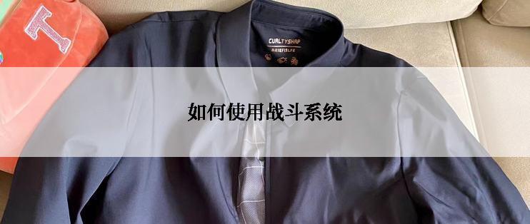 如何使用战斗系统