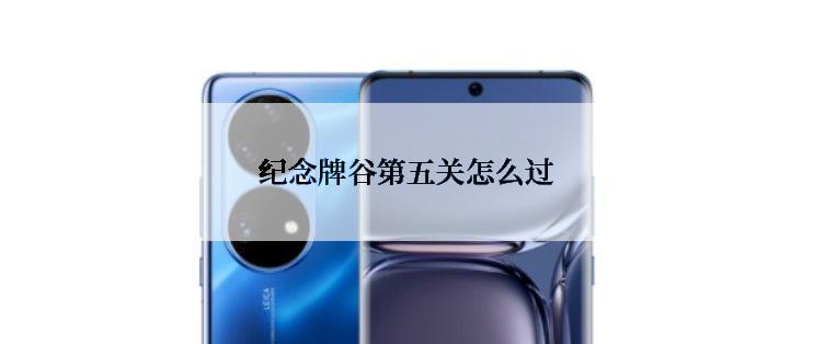纪念牌谷第五关怎么过