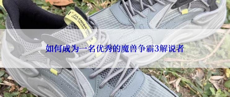 如何成为一名优秀的魔兽争霸3解说者