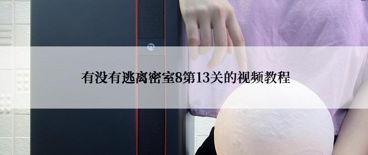  有没有逃离密室8第13关的视频教程