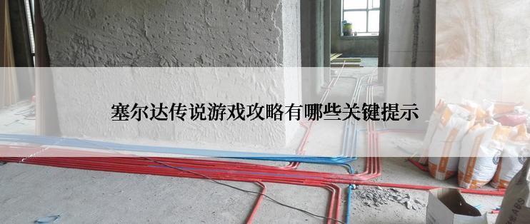 塞尔达传说游戏攻略有哪些关键提示