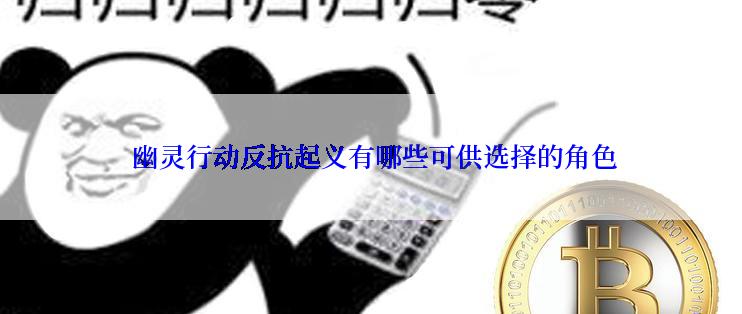  幽灵行动反抗起义有哪些可供选择的角色
