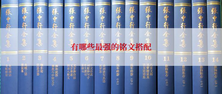 有哪些最强的铭文搭配