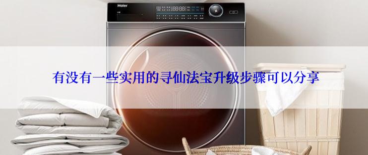  有没有一些实用的寻仙法宝升级步骤可以分享